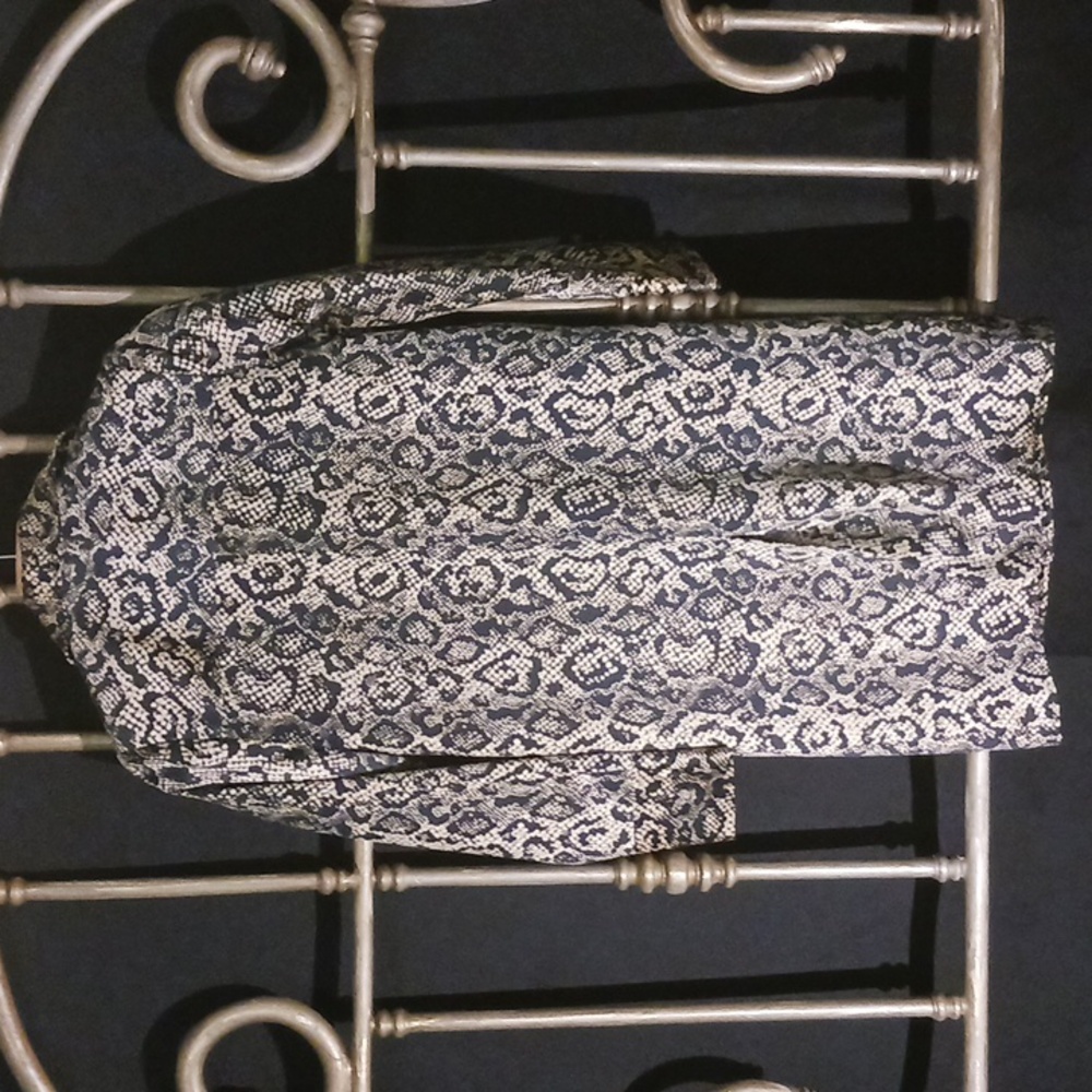 Anna Huling, Polyester, Snakeskin Patterned Duste… - image 7